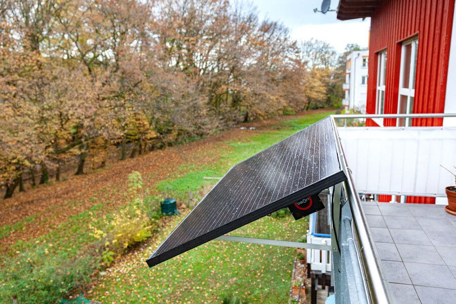 Solaranlage für Balkon