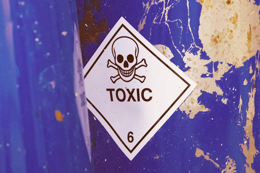 Signalaufkleber "Toxic"