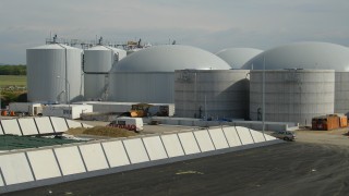 Biogasanlage im Gewerbepark Breisgau.