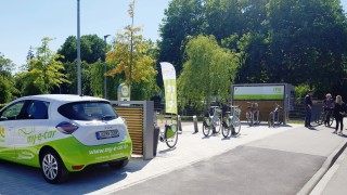 Projekt 2020-02 Mobilitätsstation Kombinationsständer Offenburg Freizeitbad Stegematt