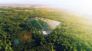 Auf ehemaligen Mülldeponie Eichelbuck produziert badenova mit PV-Anlagen Ökostrom für über 1.200 Haushalte.