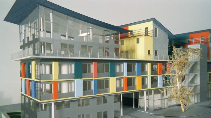 Neubau des Ökoinstituts als Beispiel eines innovativen Bürogebäudes im Passivhausstandard.