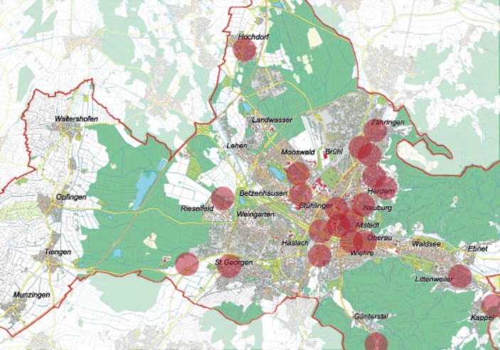 Planungsinstrument zum Ausbau der effizienten Energieversorgung in Freiburg