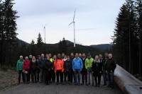 Windparkbegehung am Hohenlochen mit Vertretern aus Vöhringen