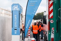 Stadt Freiburg, ASF und badenova eröffnen Wasserstofftankstelle am Eichelbuck