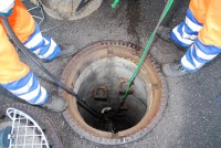 Spülungen des Abwassernetzes