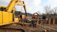 Ein Bagger beschädigte im Landkreis Lörrach eine Erdgasleitung.