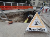 Erneuerung Erdgasleitung in Badenweiler