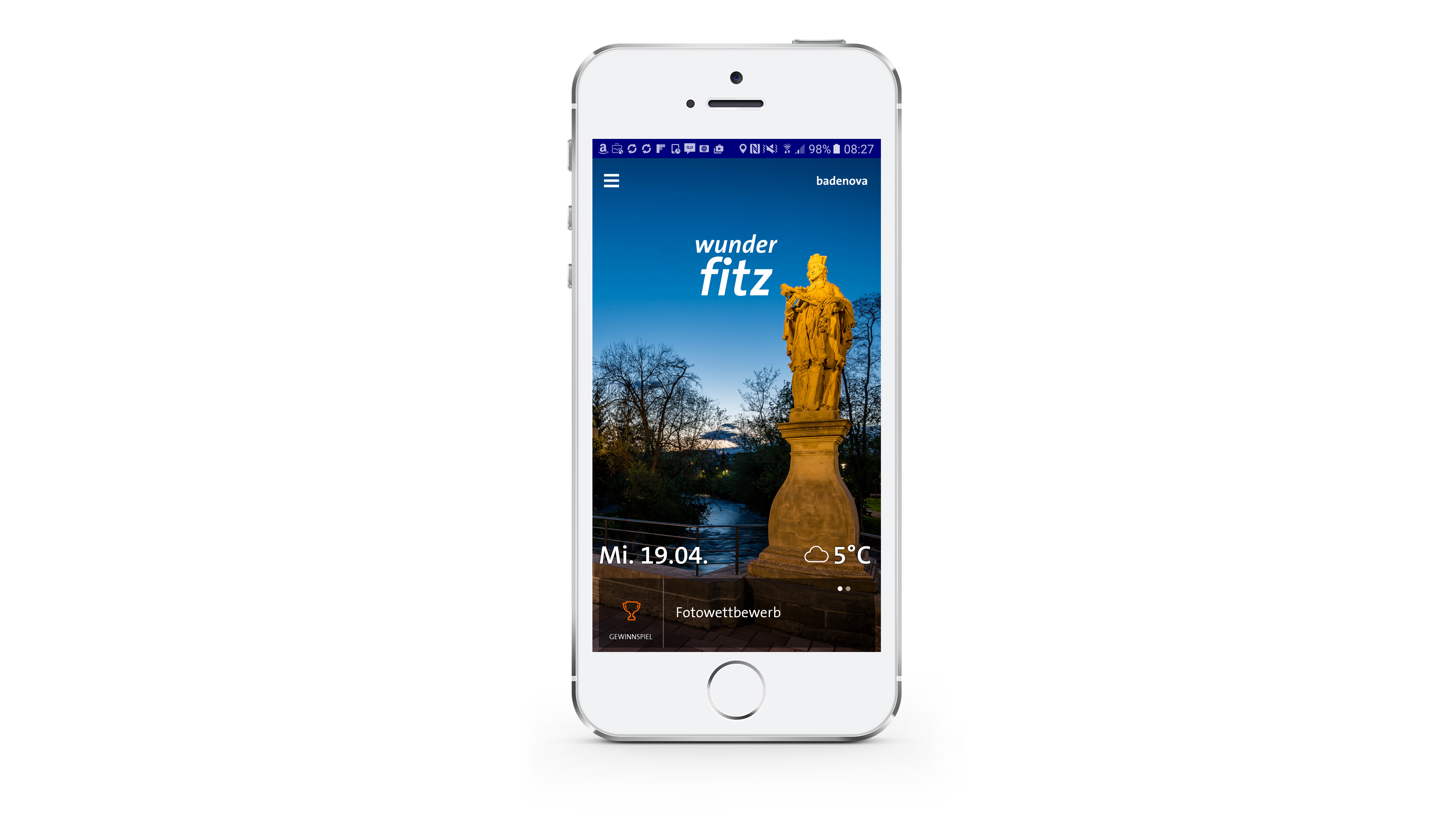 Zu finden ist das Gewinnspiel auf der Startseite der wunderfitz-App