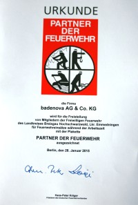 „Partner der Feuerwehr“