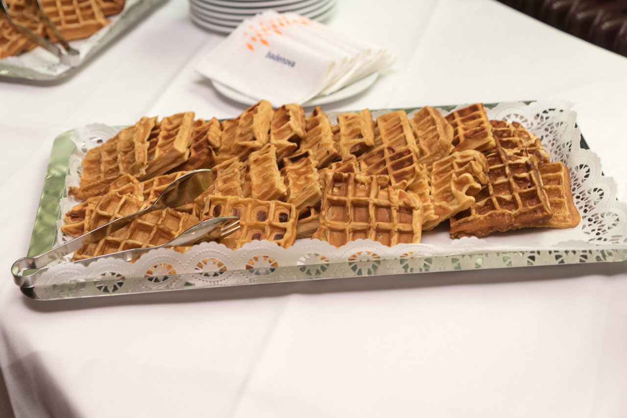 Honigwaffeln des badenova Kantinenteams