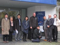 Japanische Besucher bei badenova in Freiburg.