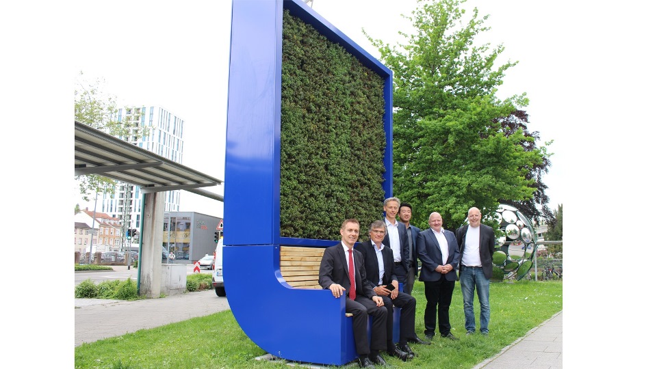 Einweihung City Tree in Lörrach
