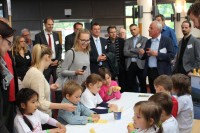 Auf großes Interesse bei Kindern und Erwachsenen stieß der badenova "Bienenstand".