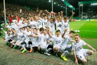 Die Jungs des FSV Stegen beim DFB-Pokalspiel in Freiburg