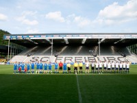 Startaufstellung im SC Freiburg Stadion