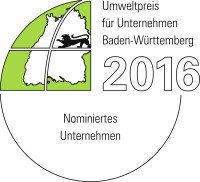 Das offizielle Nominierungslogo des Umweltministeriums.